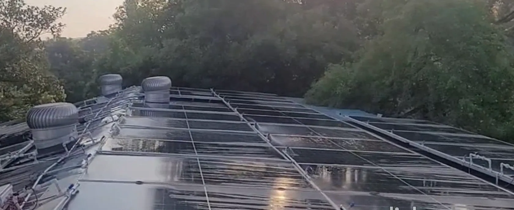 PanelCrystal system at a commercial rooftop installation