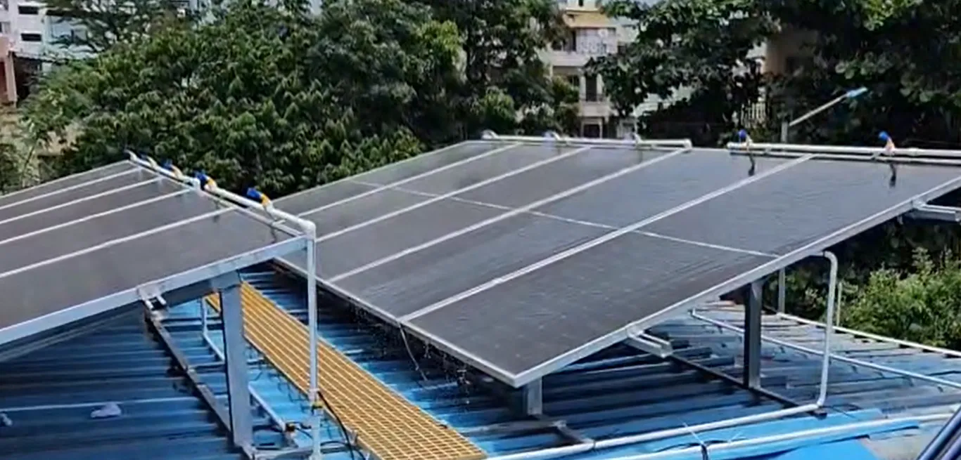 PanelCrystal system at a residential rooftop installation